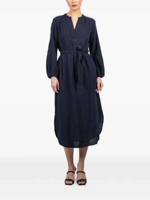 Xirena Josephine V-neck tie midi dress 