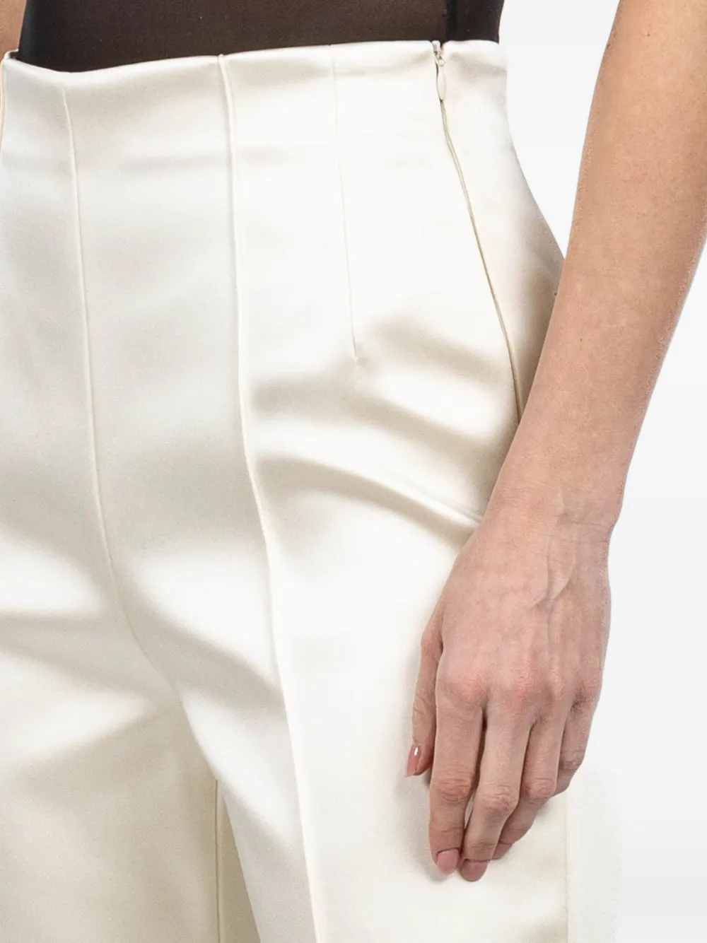 WARDROBE.NYC Broek met vlakken Beige