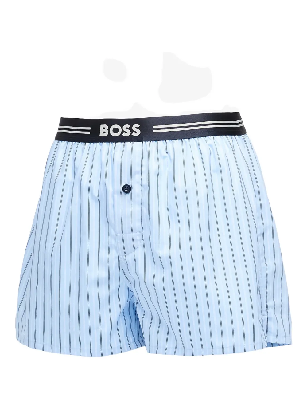  Boss Logo-band Boxers (set Of Three) - Blue 