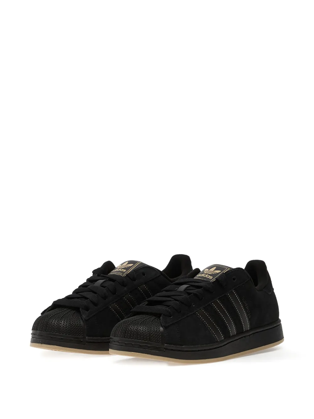 adidas Superstar II three-stripes sneakers Zwart