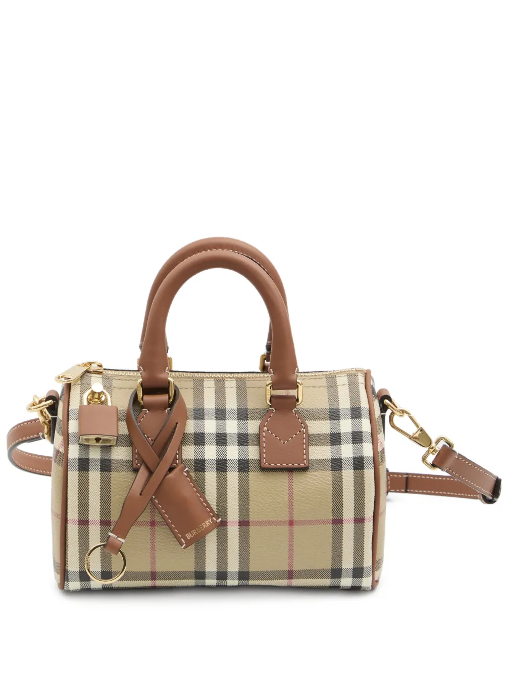 Burberry check mini bag - Toni neutri