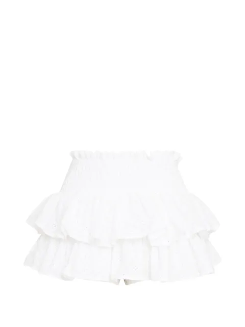 Amir Slama x Jade Picon ruffled tier mini skirt