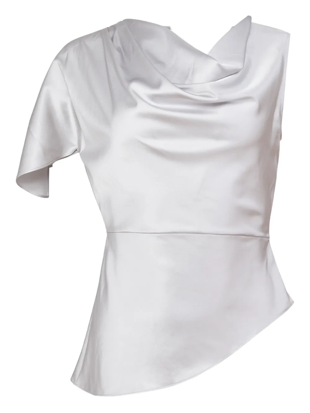 Fleur Du Mal asymmetrical top - Grigio