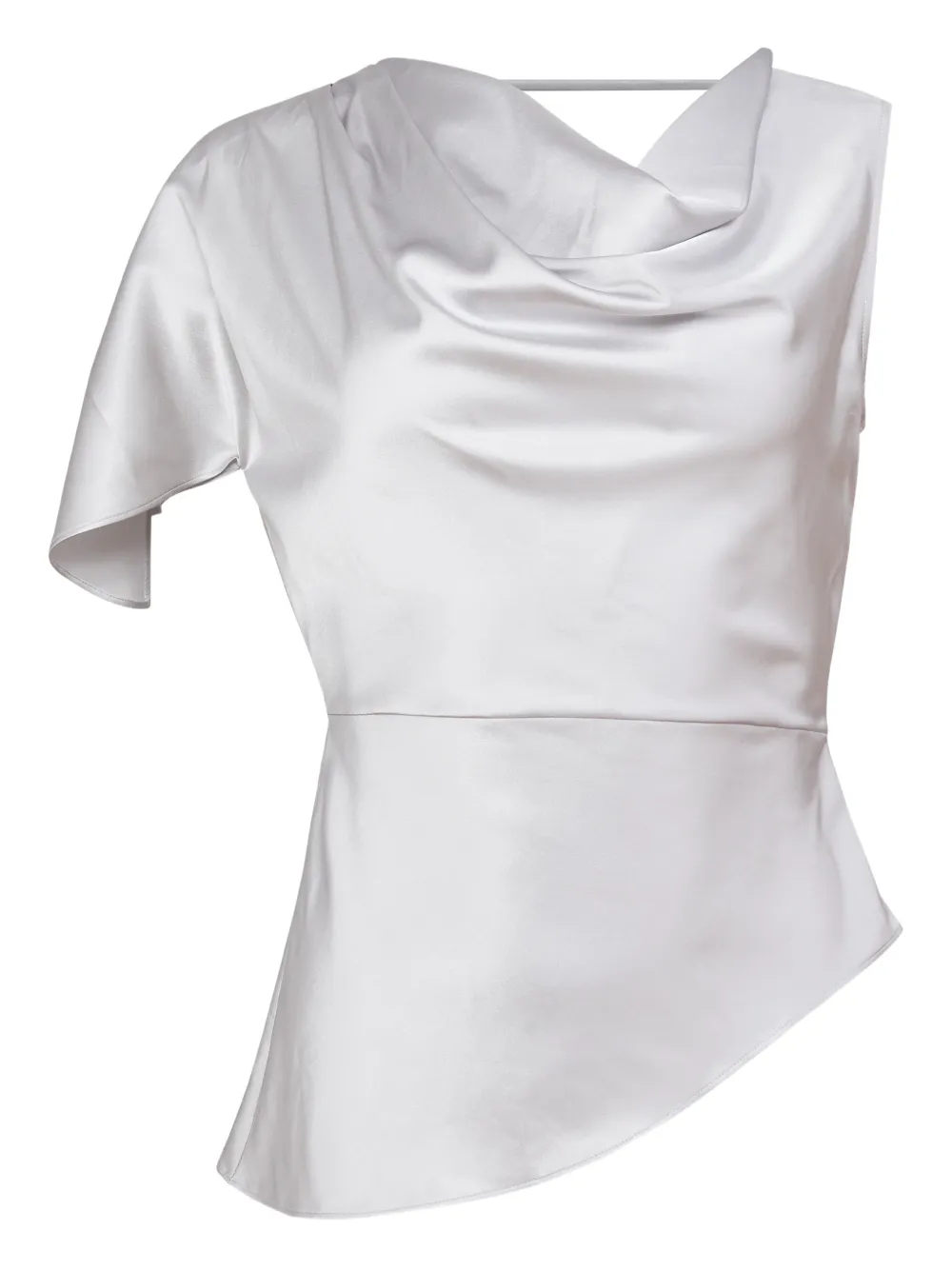 Fleur Du Mal asymmetrical top - Grigio