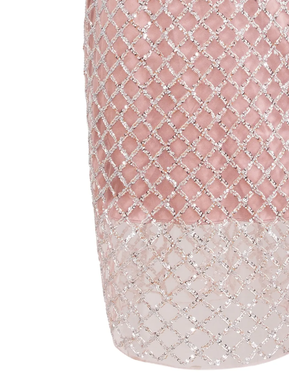 Fleur Du Mal embellished midi dress - Roze