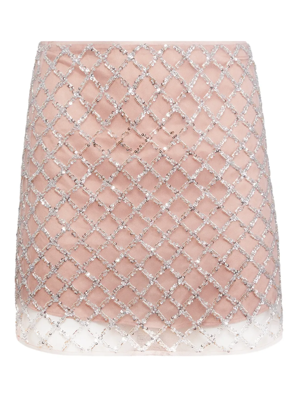 Fleur Du Mal embellished mini skirt - Rosa