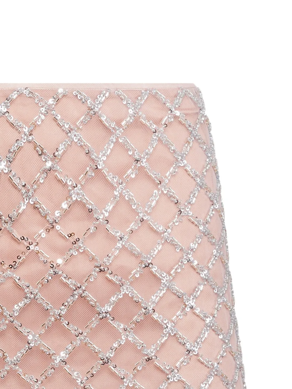 Fleur Du Mal embellished mini skirt - Roze