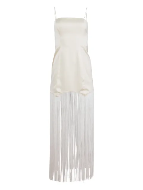 Fleur Du Mal fringe maxi dress
