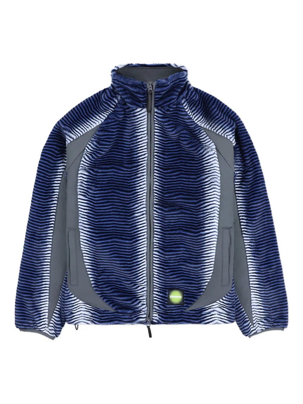 Pleasures zip-up fuzzy jacket - Blu