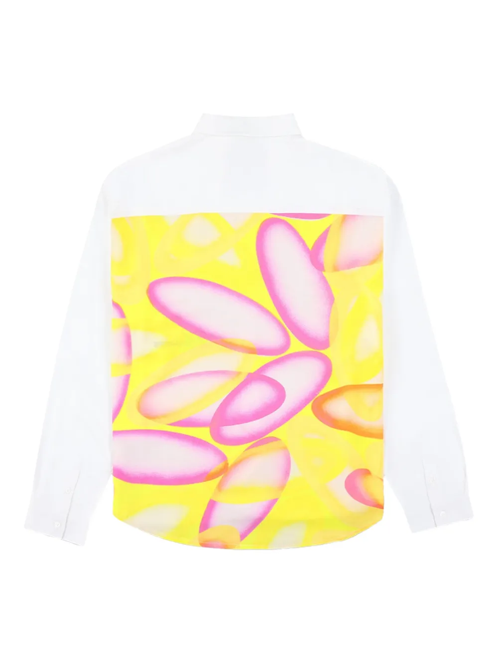 Pleasures long-sleeve button-up shirt - Wit