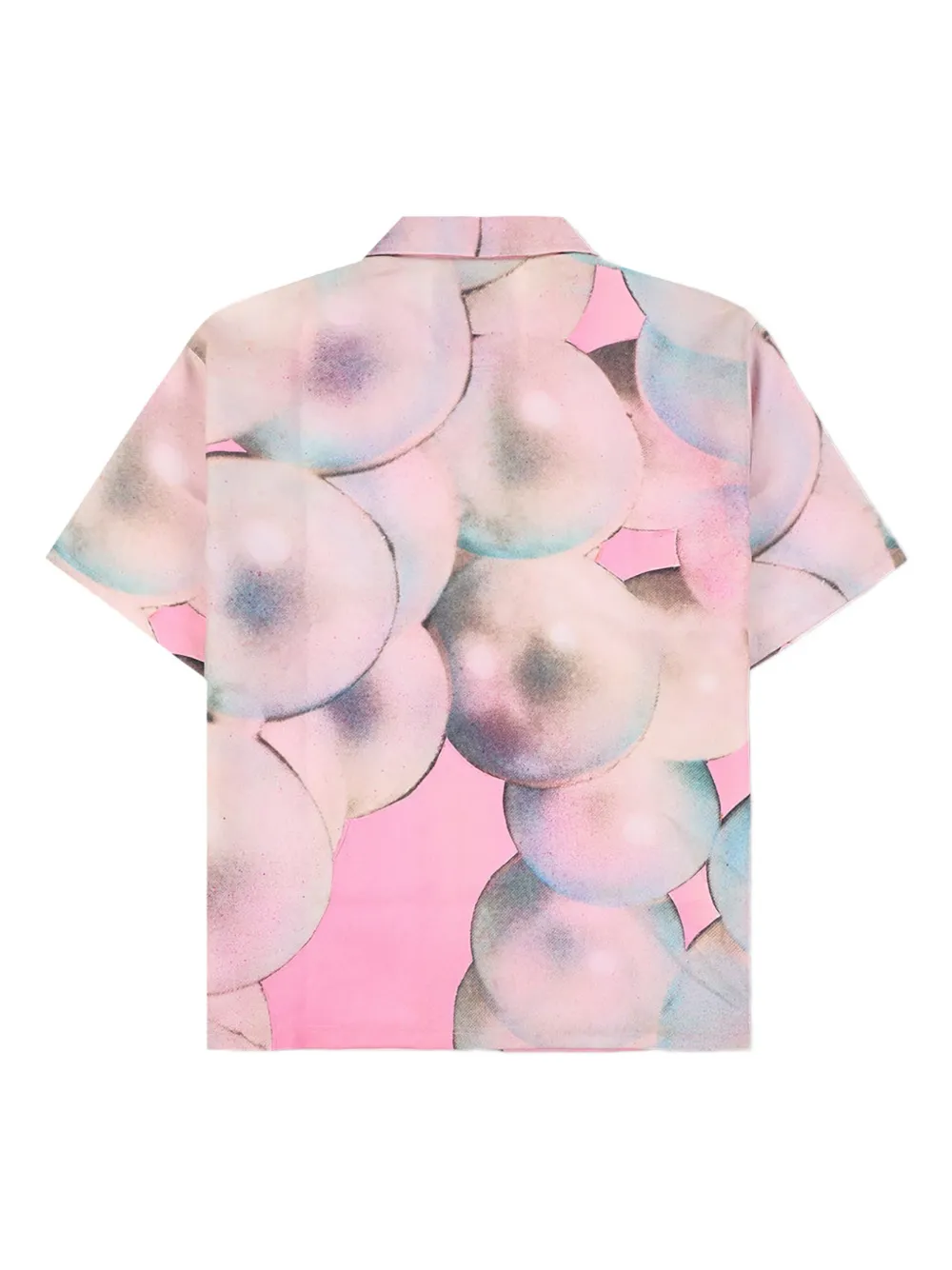 Pleasures Pearl print-detail button shirt - Roze