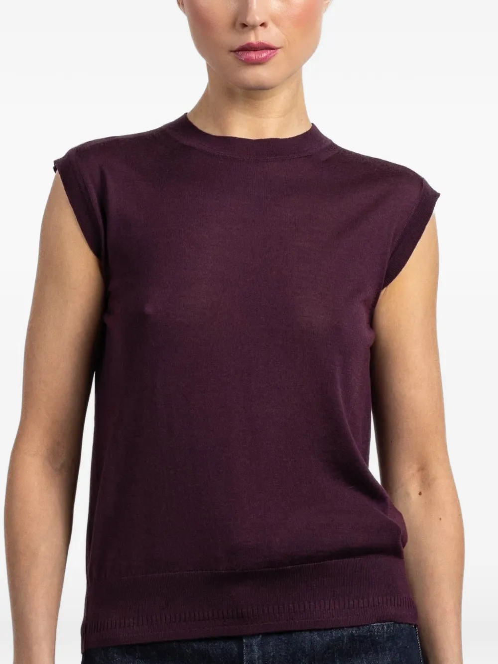  Another Tomorrow Camiseta De Tirantes - Morado 