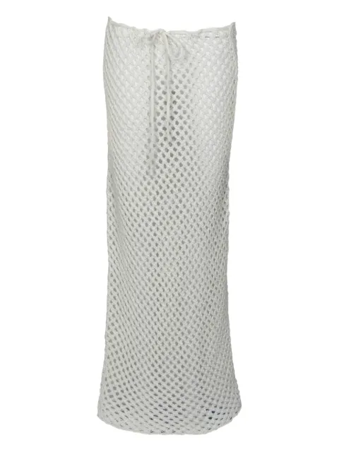 BANANHOT open-knit skirt