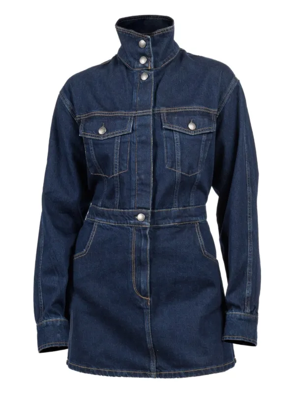 dl1961 denim dress DL1961 Daphne Sleeveless Button Down Dress M / White VINTAGE