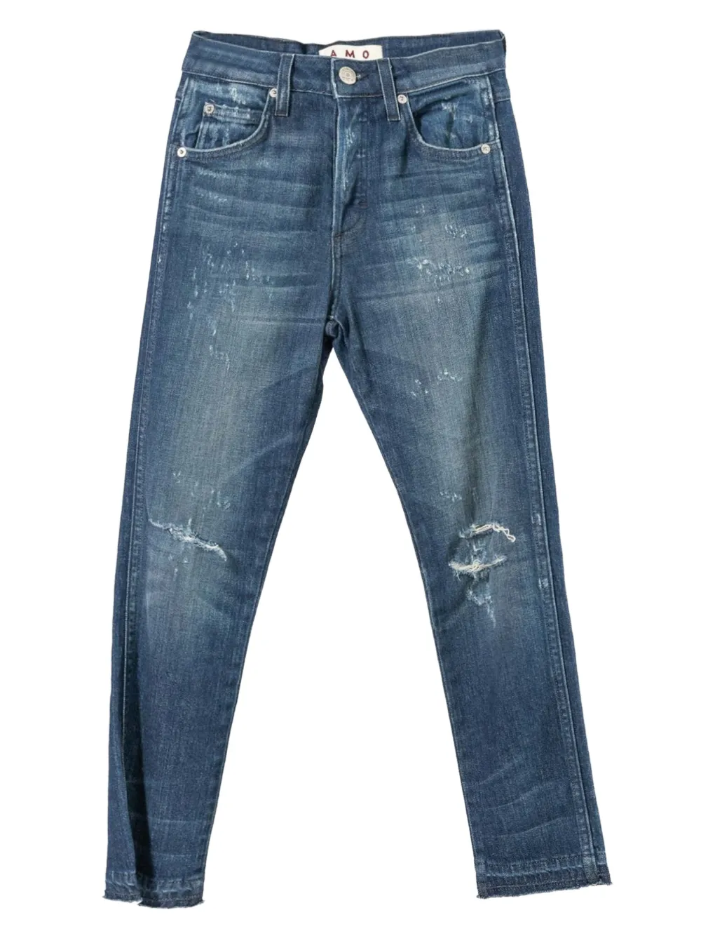 AMO distressed jeans - Blu
