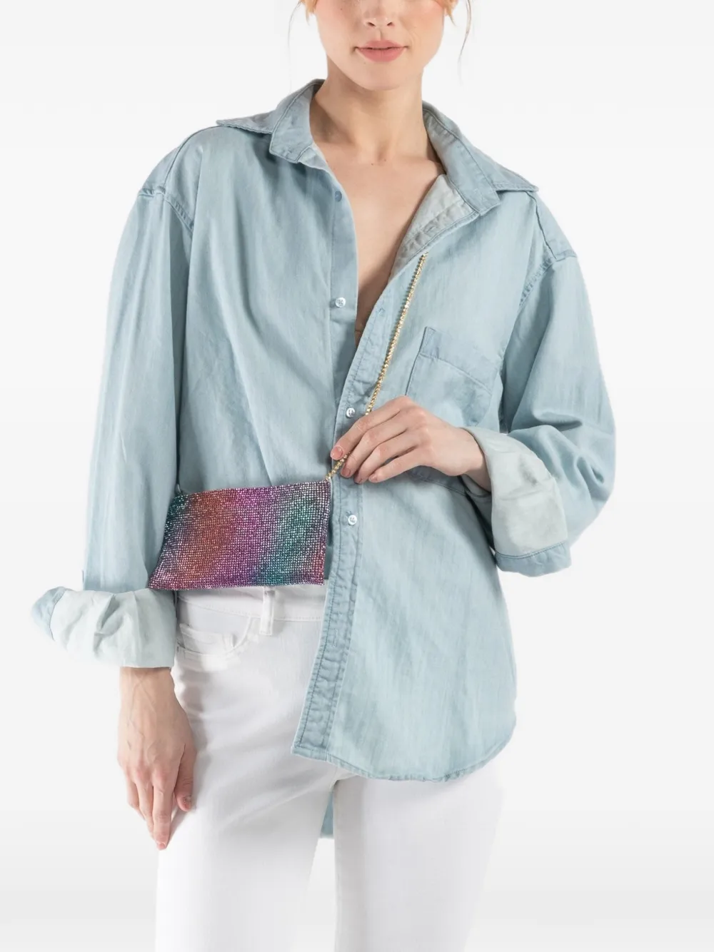 Benedetta Bruzziches Bestfriend chain-strap shoulder bag - Rosa