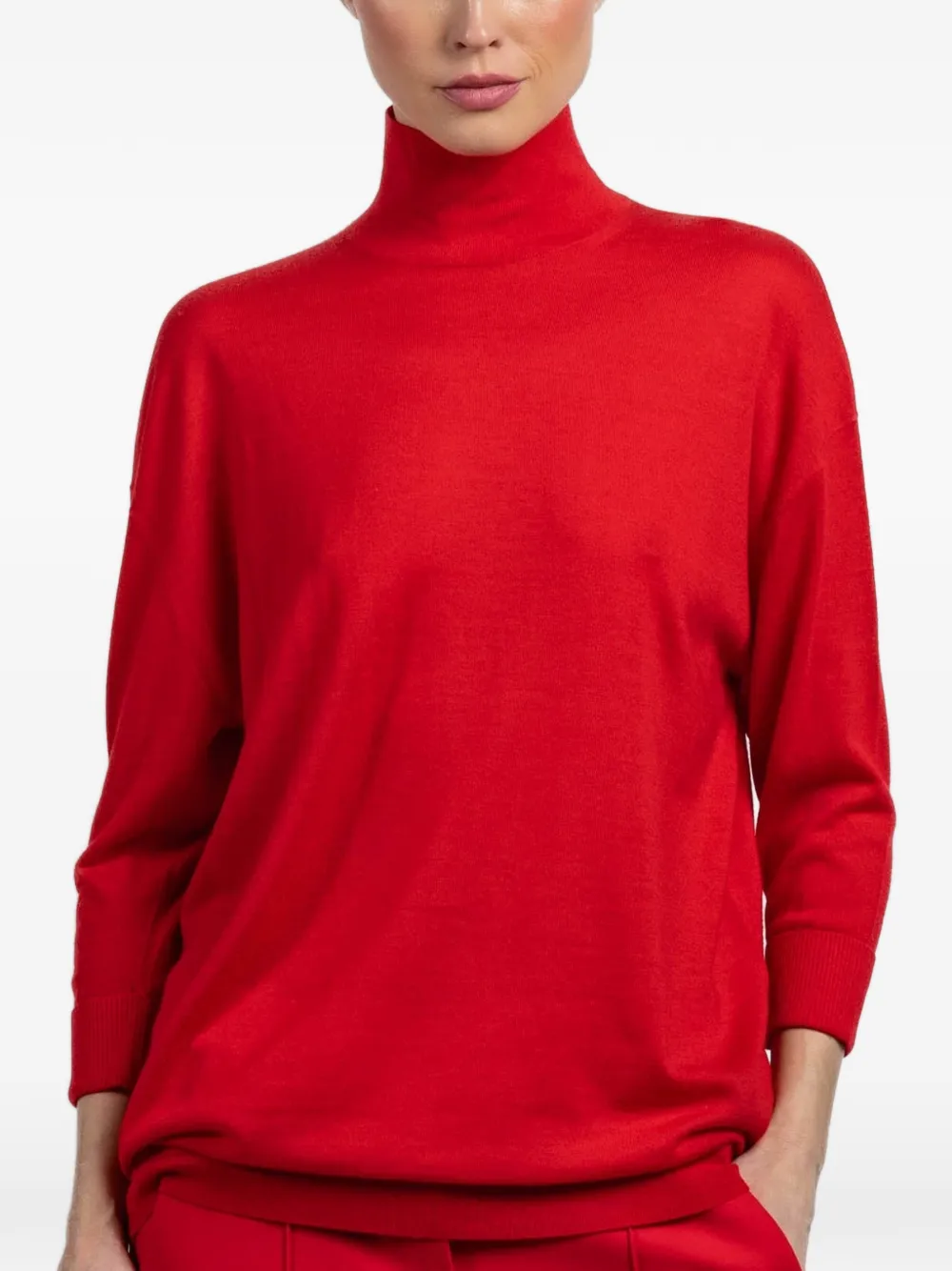 Dorothee Schumacher turtleneck sweater - Rosso
