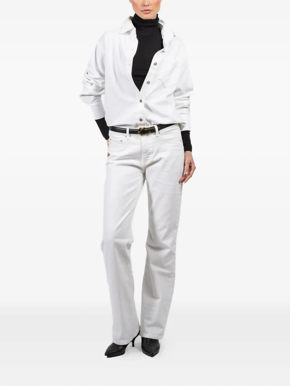 DL1961 chest-pocket shirt - Wit