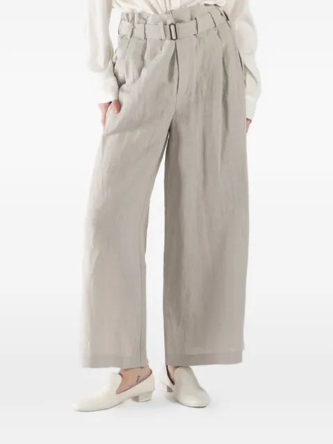 Forme D'expression belted wide-leg pants