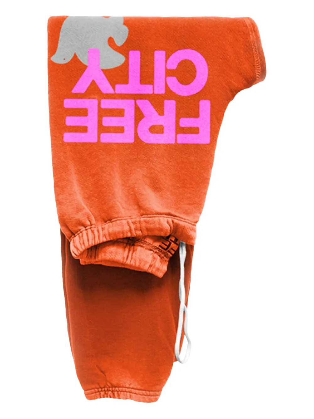 FreeCity logo-print track pants - Arancione