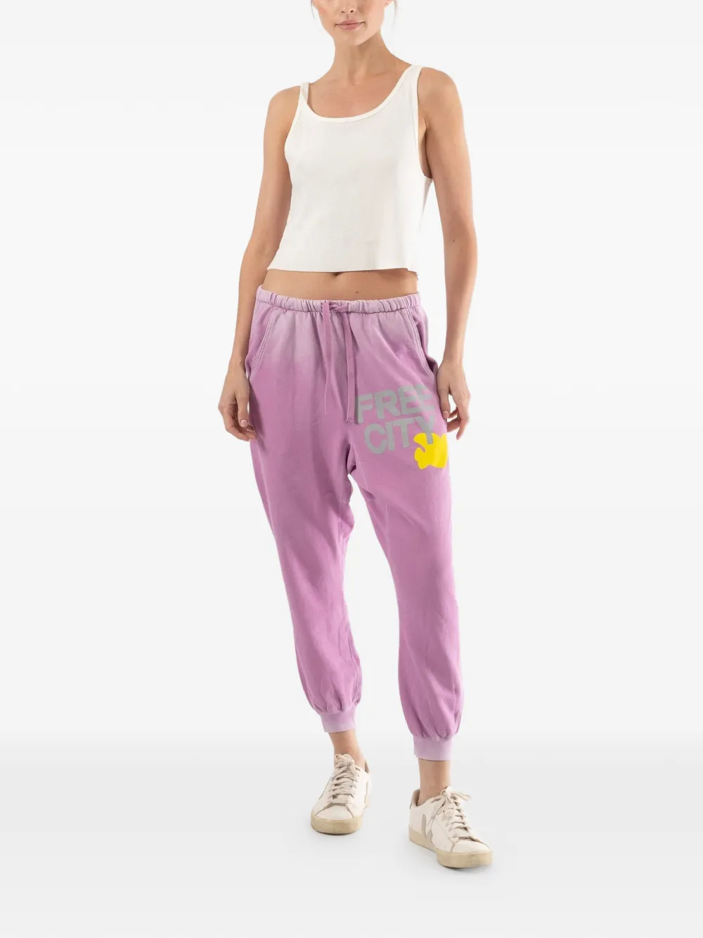 FreeCity Sunfades track pants - Paars