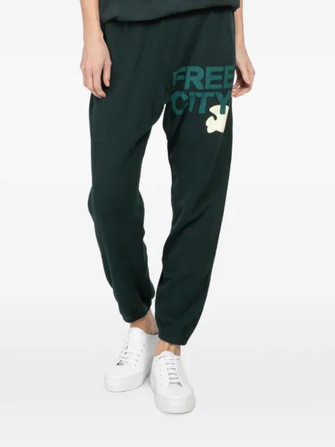 FreeCity logo-print track pants