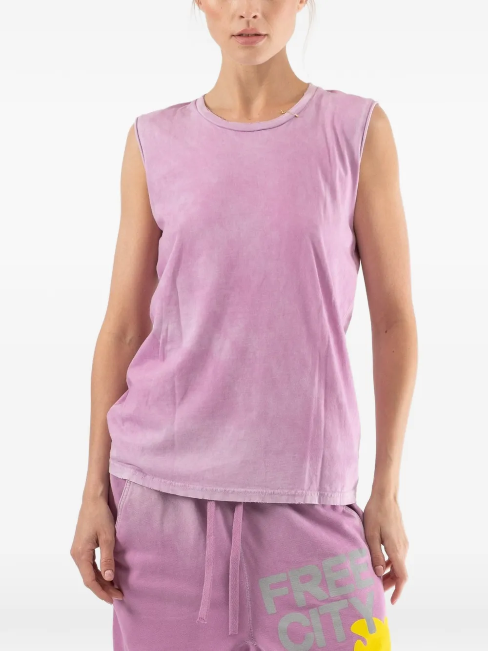 FreeCity Free City graphic-print top - Viola