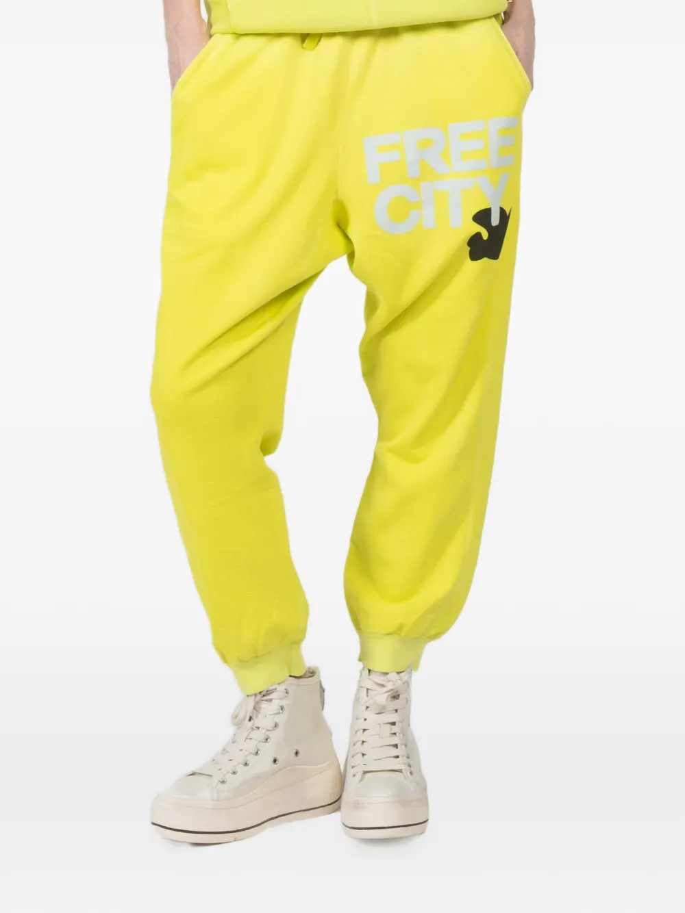 FreeCity Sunfades track pants - Giallo