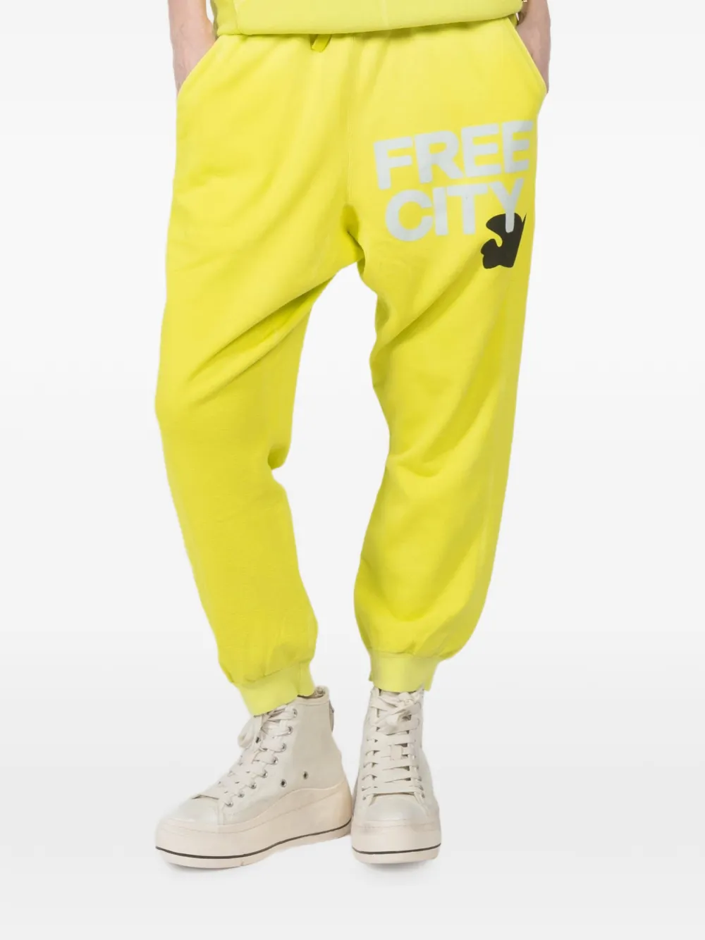 FreeCity Sunfades track pants - Giallo