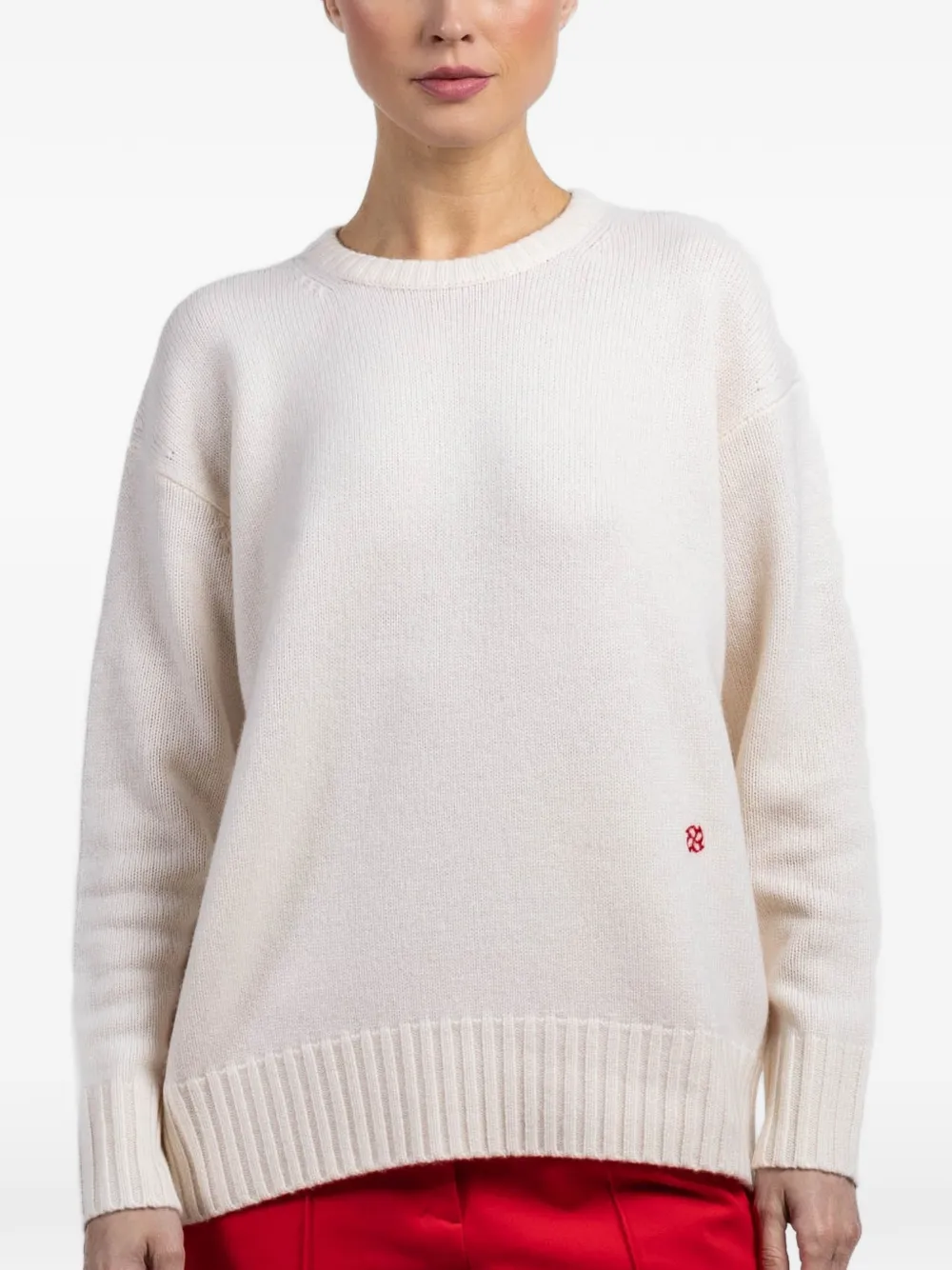 Dorothee Schumacher detail-embroidered sweater - Neutrals