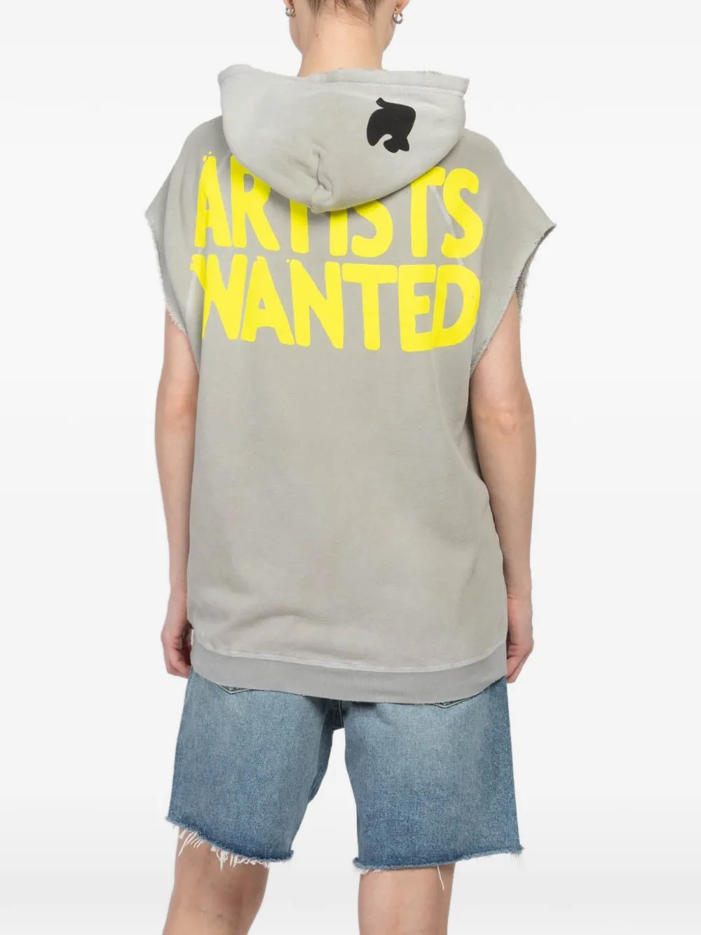 Artist Wanted Hooded Short-Sleeves Hoodie