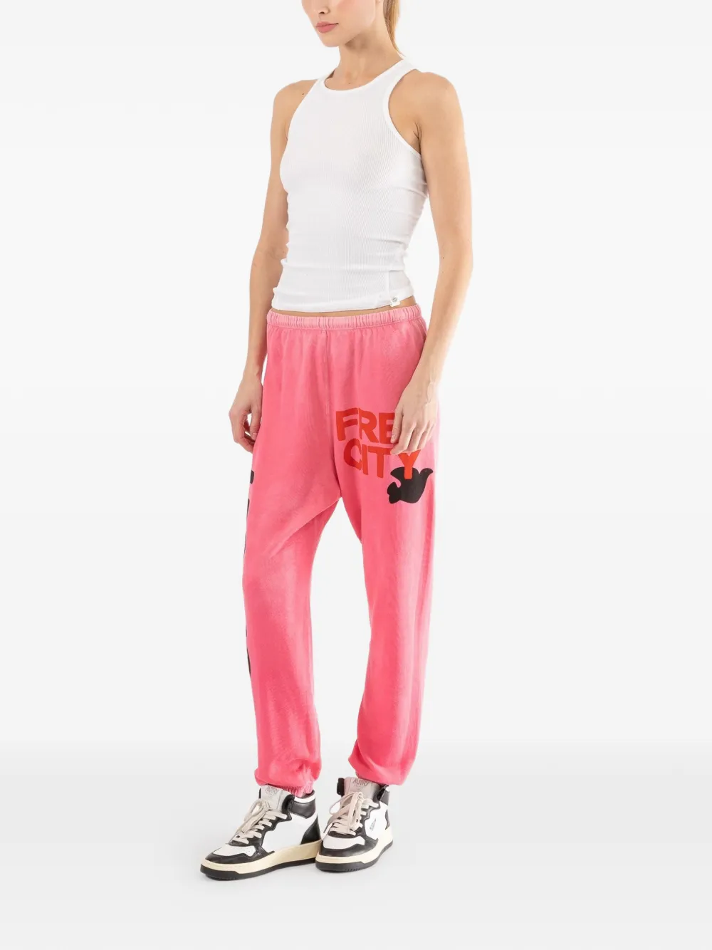 Letters-Print Sweatpants