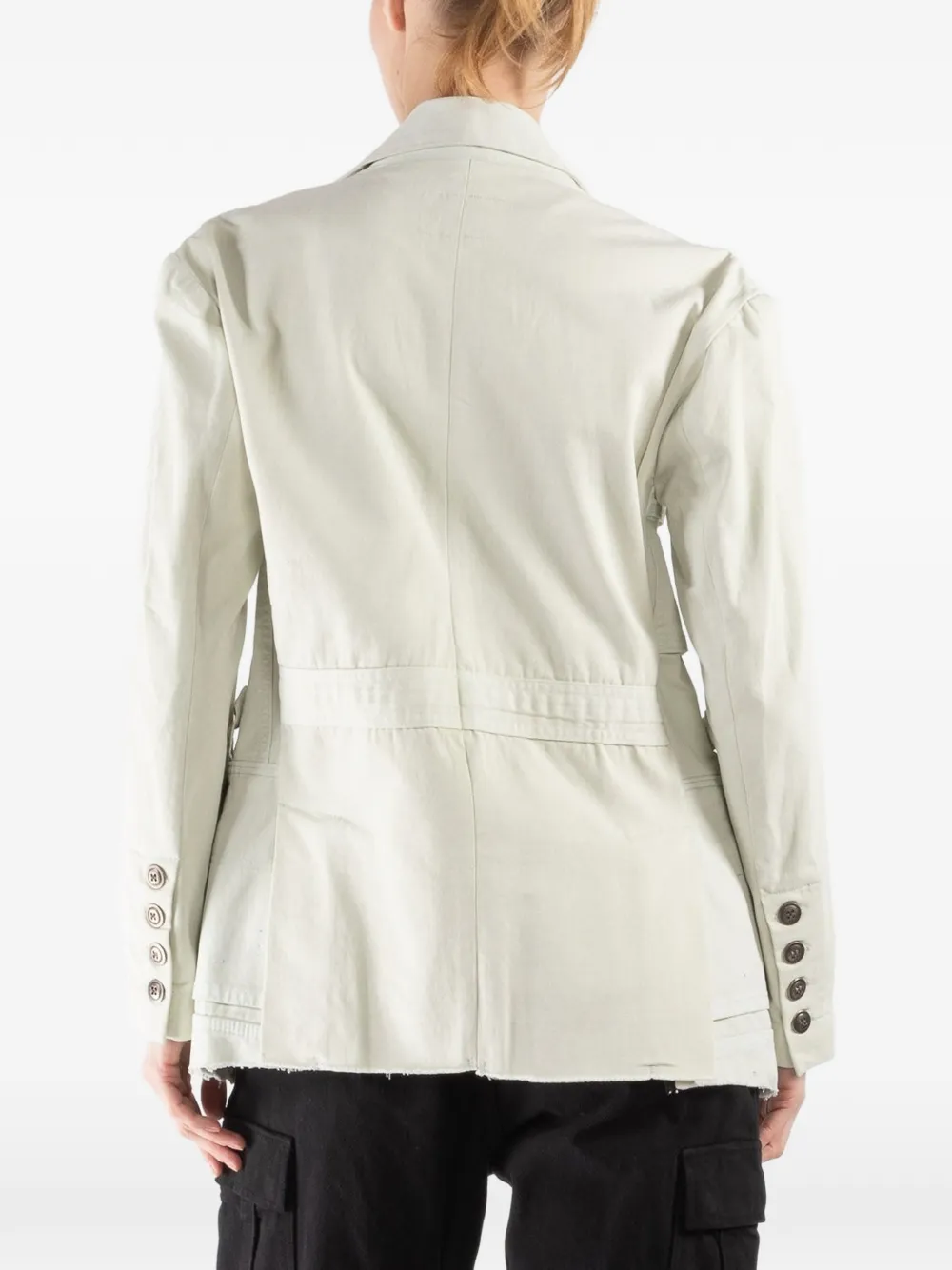  Greg Lauren Painters Double-breasted Coat - Green 