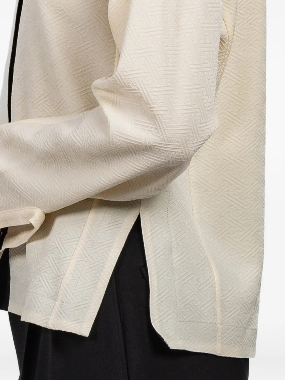 IBRIGU Shirtjack met verborgen sluiting Beige