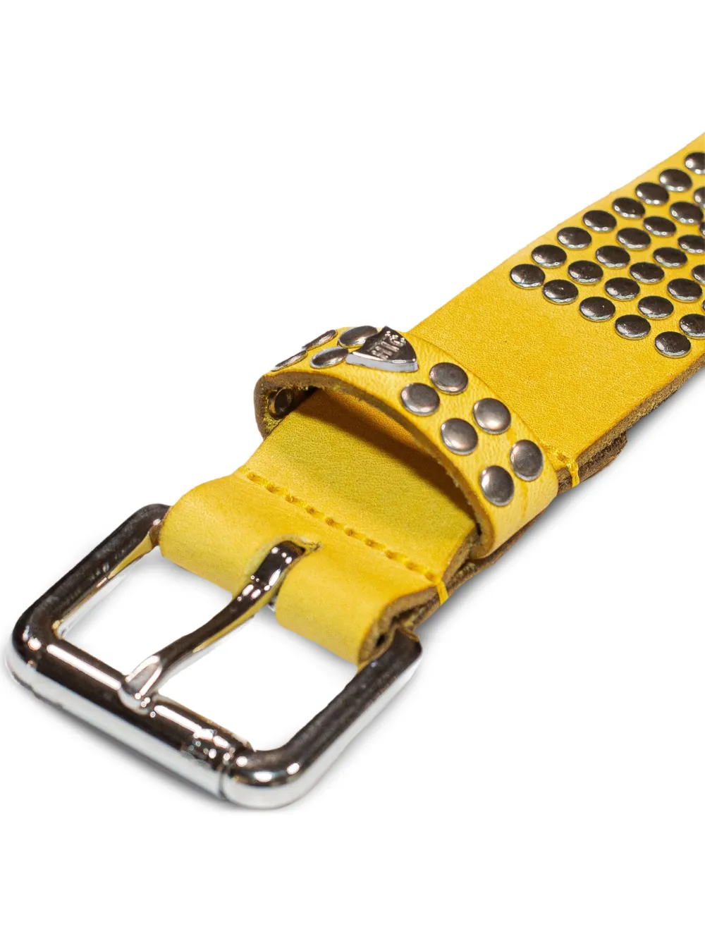 Htc Los Angeles studded belt - Geel