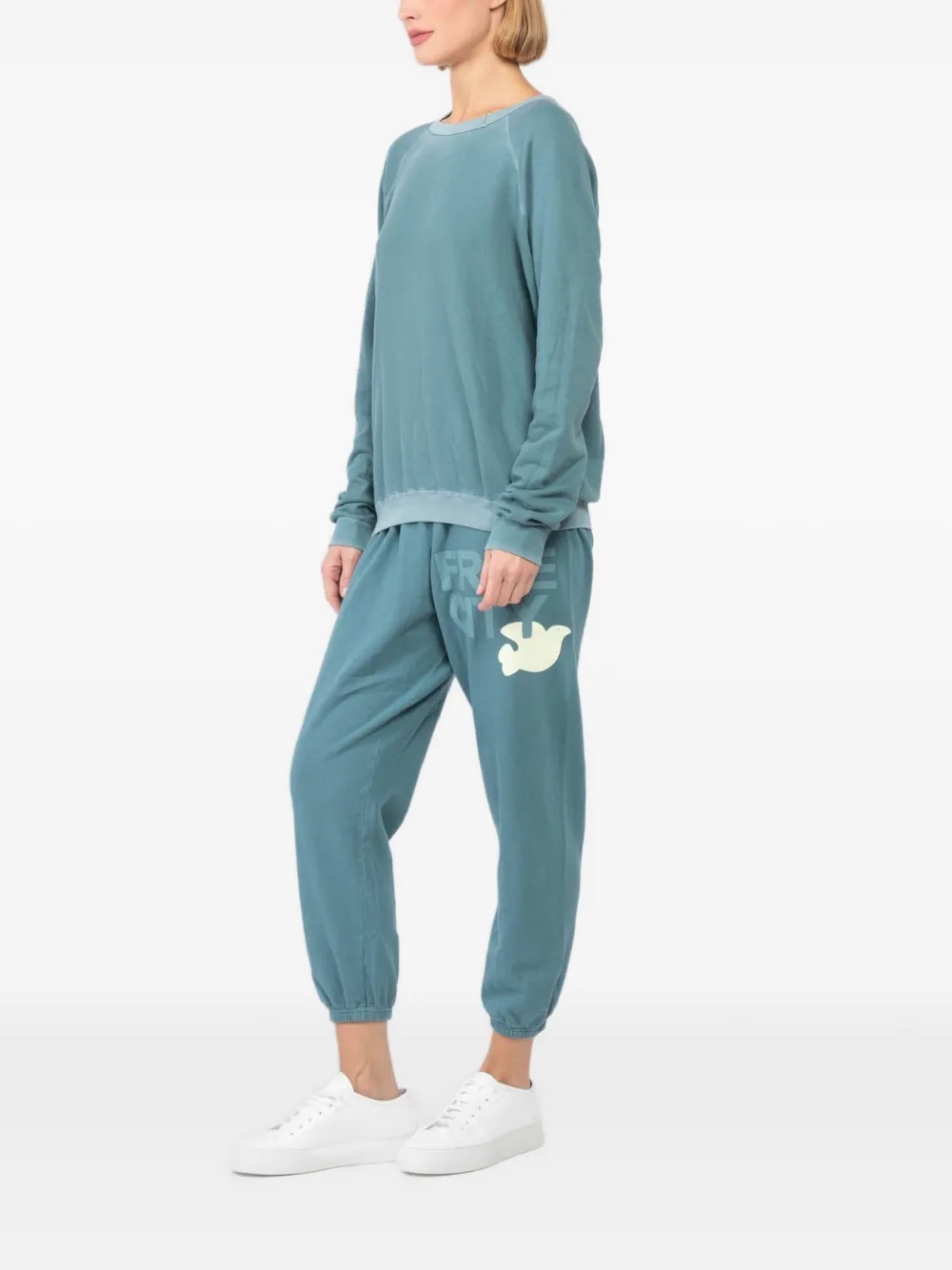  Freecity Lucky Rabbits Sweatshirt - Blue 