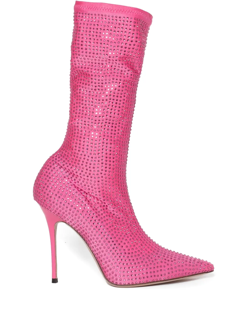 Gedebe crystal-embellished boots - Rosa