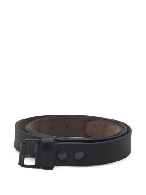 IBRIGU topstitched leather belt