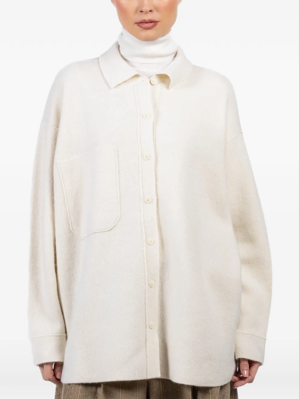 Iris Von Arnim Briala pocket button shirts - White
