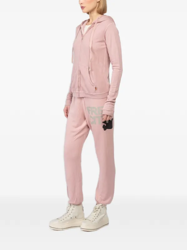 FreeCity zip-up Hoodie | Pink | FARFETCH