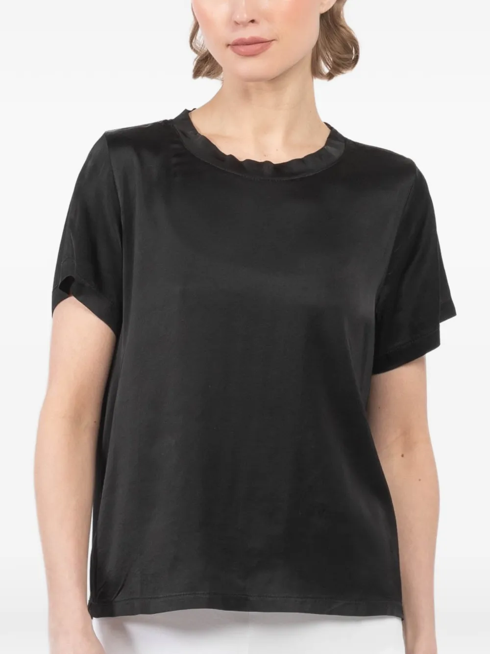 GLORY crew-neck top - Nero