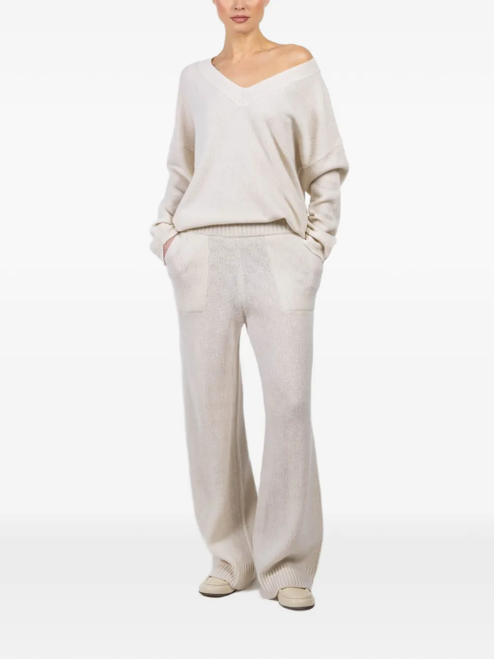 Iris Von Arnim Evania side-pocket trousers - Beige