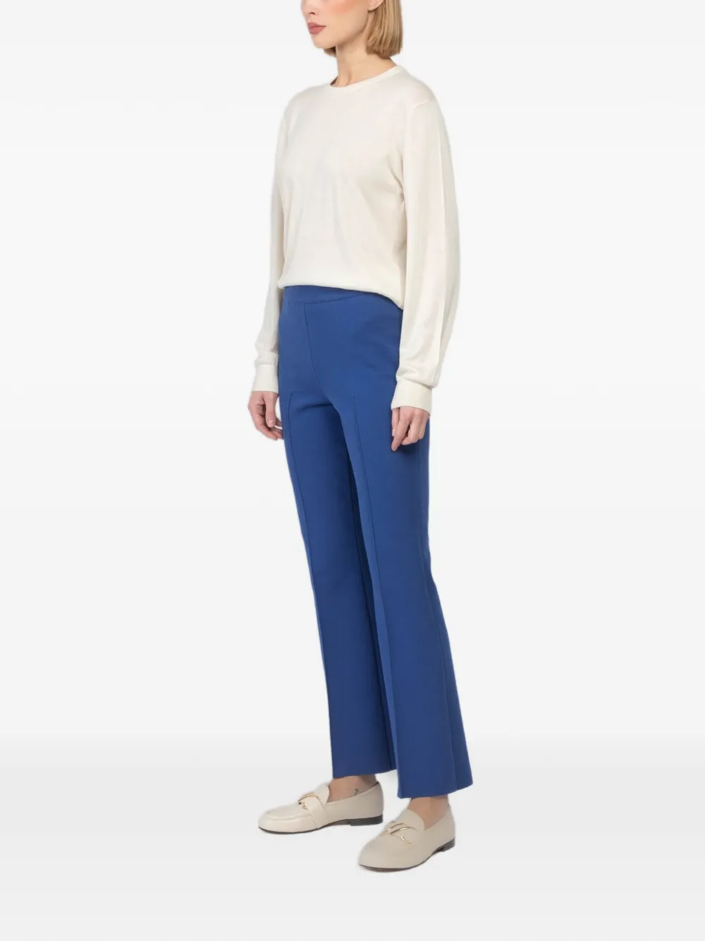  High Sport Seam Kick Trousers - Blue 