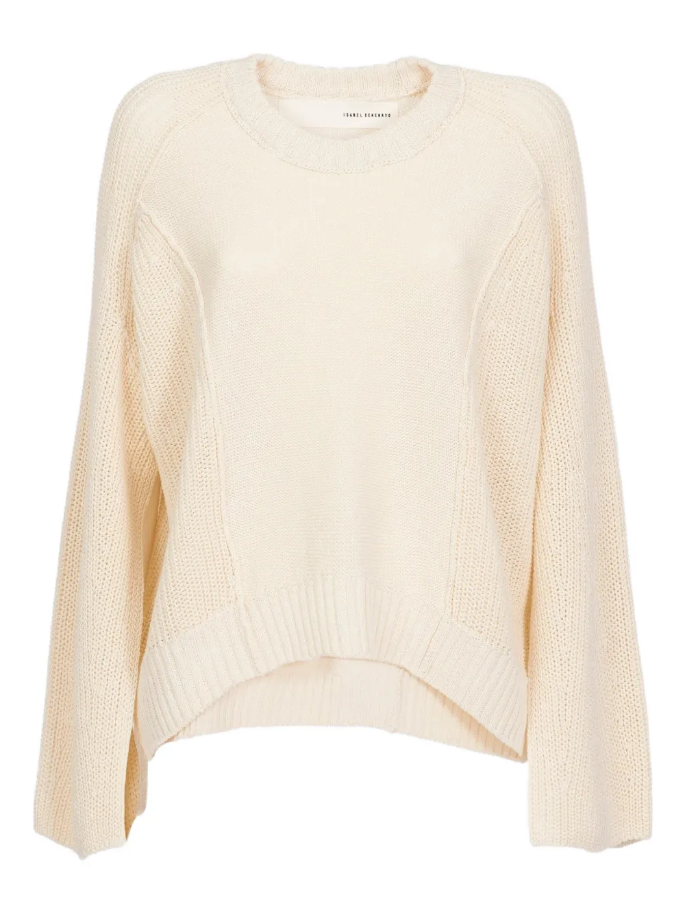 Isabel Benenato boxy sweater - Toni neutri