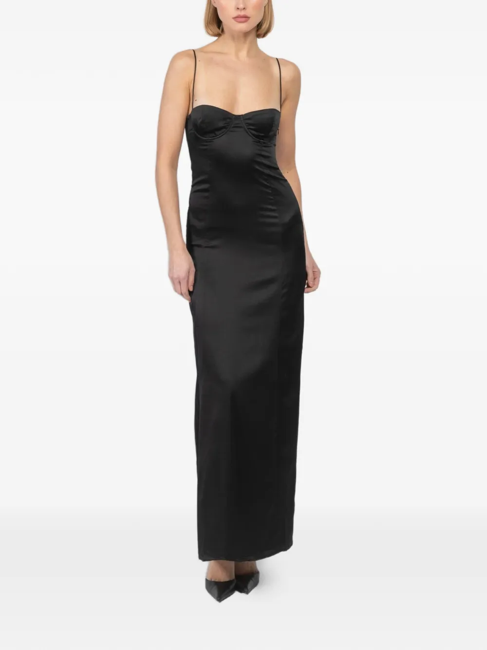 Kiki de Montparnasse bustier maxi dress - Zwart