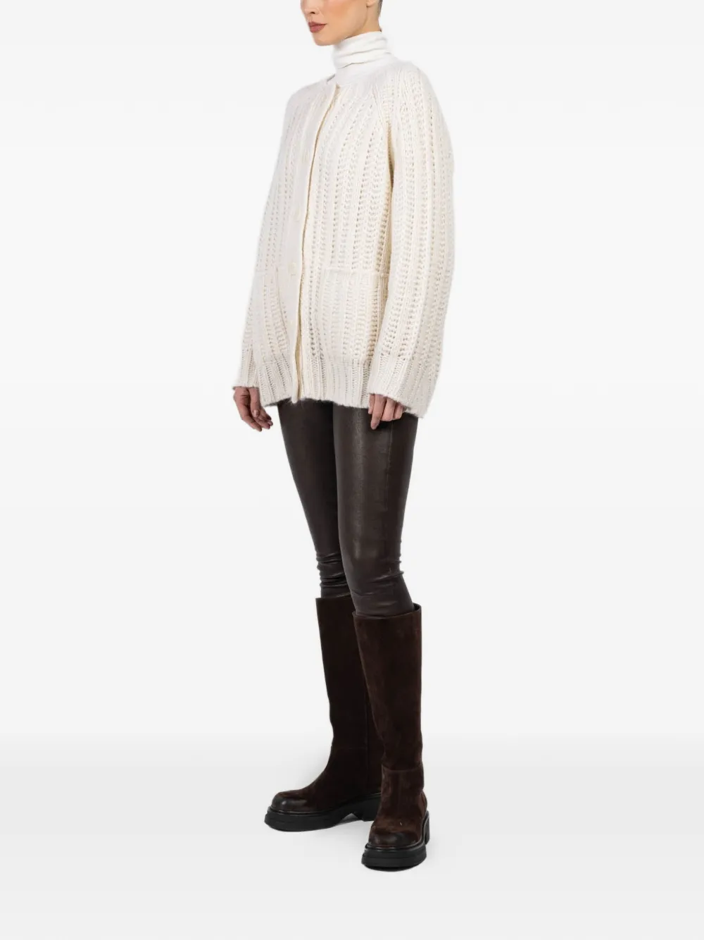 Delphina Buttoned Pocket Cardigan