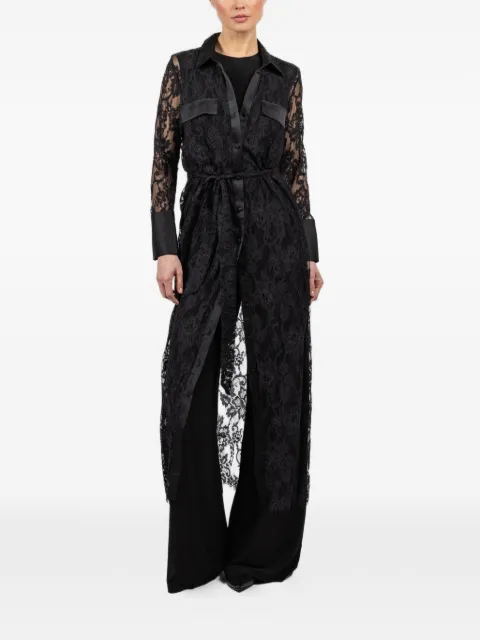 L'Agence Leora lace maxi dress