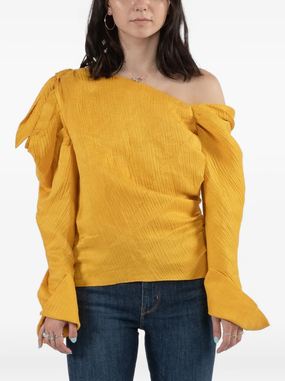 Hellessy Phacelia asymmetric knot top - Giallo