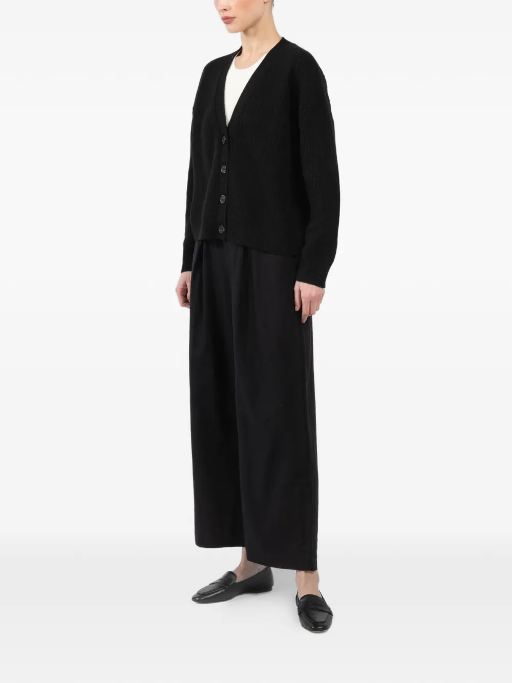  Jenni Kayne Button Cocoon Cardigan - Black 
