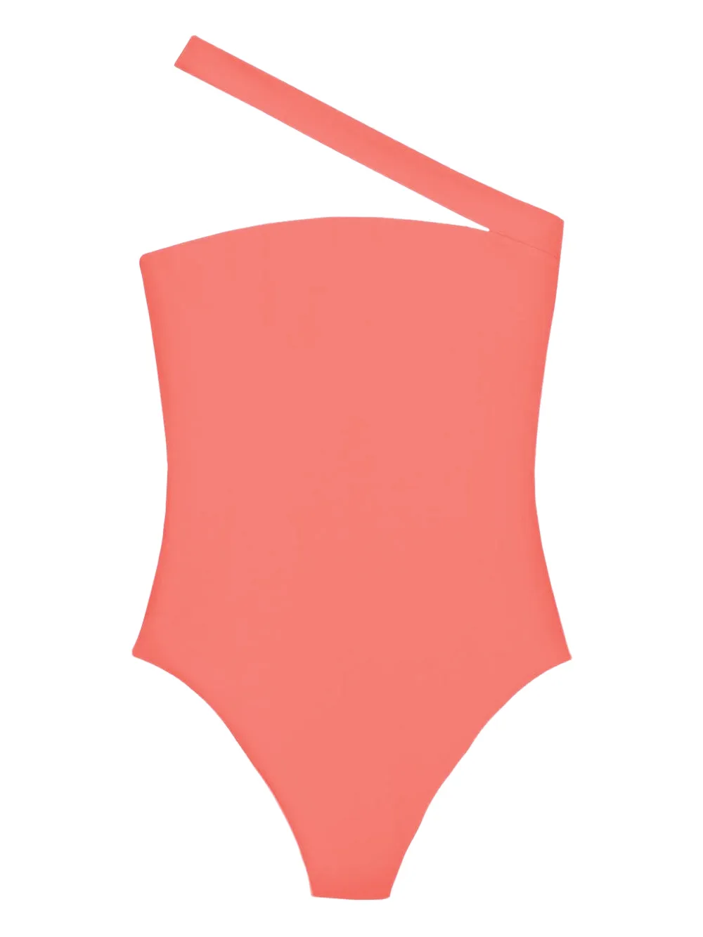 JADE Swim Halo one-shoulder swimsuit - Rosa